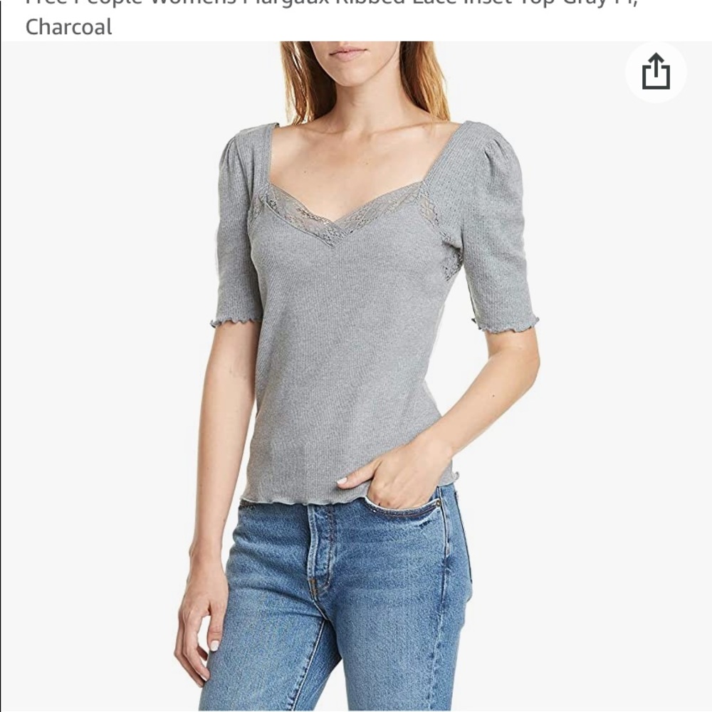 142. Free People Margaux Ribbed Top - Picture 11 of 11
